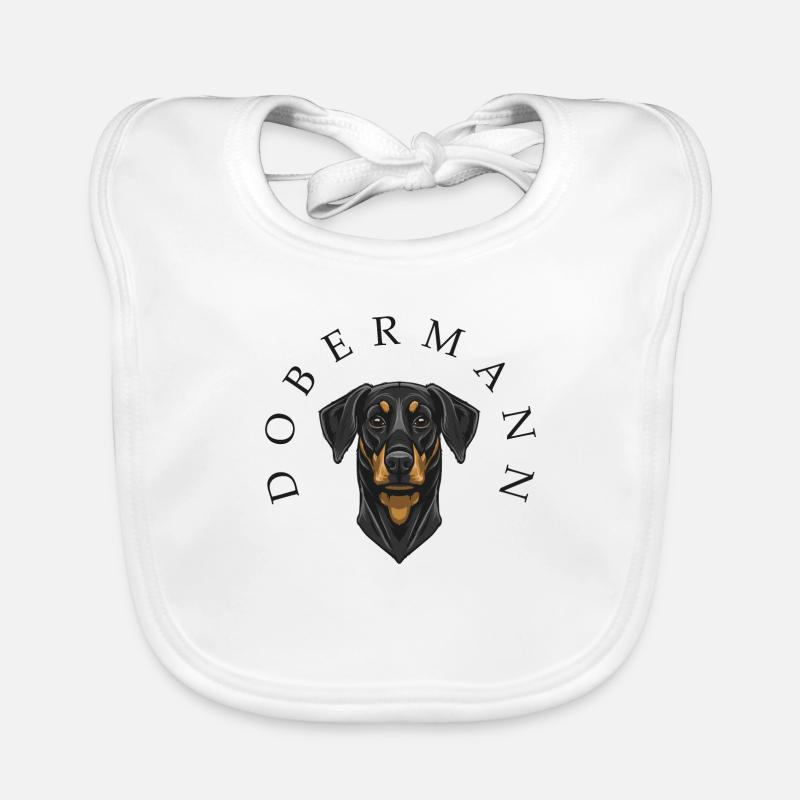 Dobermann Baby Bio-Lätzchen