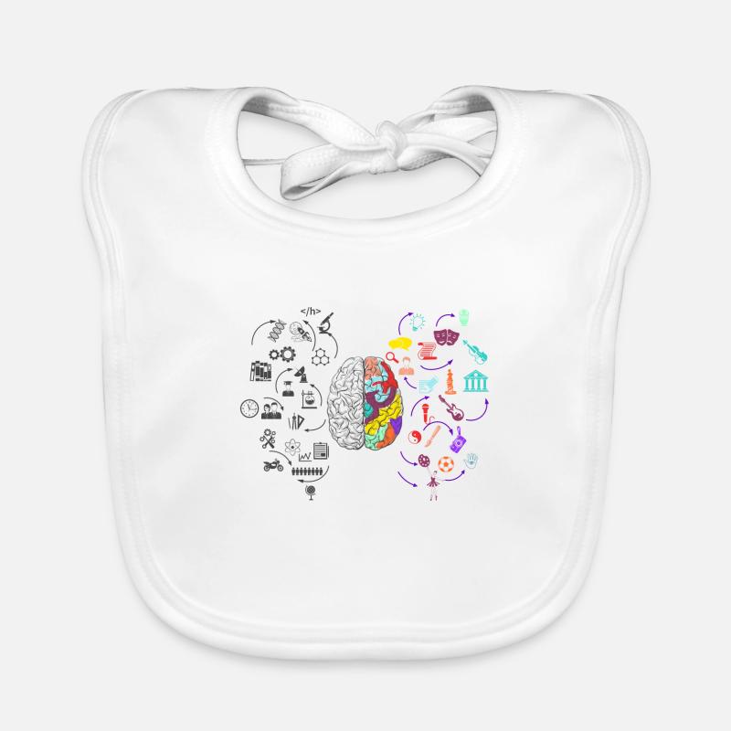 Brain Organic Baby Bibs