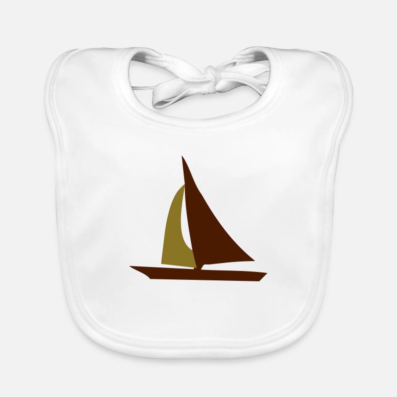 Segelboot Baby Bio-Lätzchen