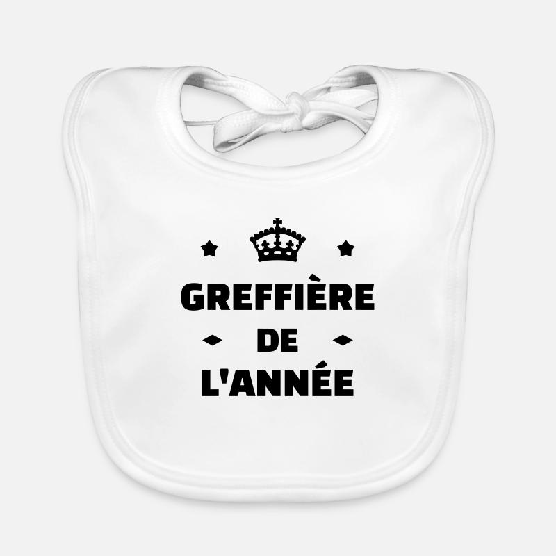 Clerk Greffier Greffe Urkundsbeamte Justice Law Organic Baby Bibs