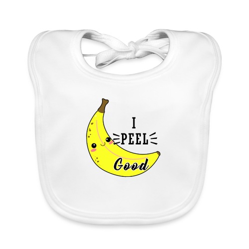 I Peel Good Banana divertente kawaii carina - Bavaglino ecologico per neonato