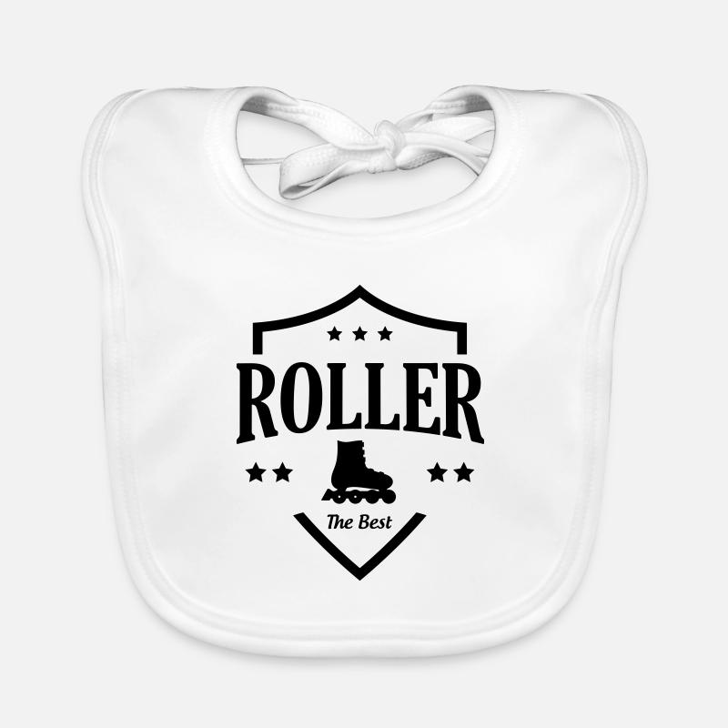 Roller skating - Rollerblading Organic Baby Bibs