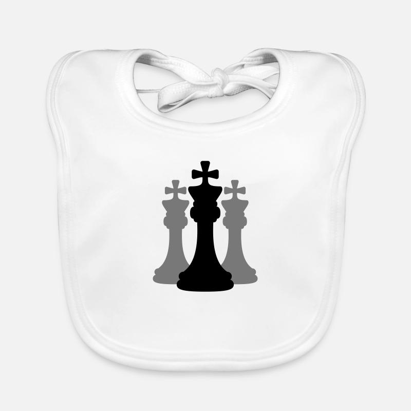 Team Schach Könige Baby Bio-Lätzchen