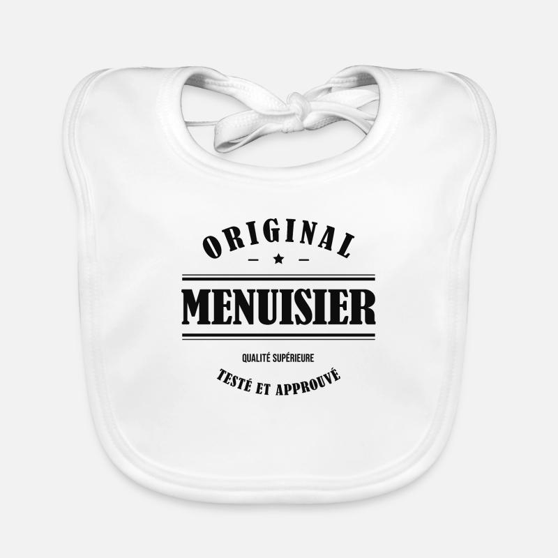 MENUISIER ORIGINAL Bavoir bio Bébé