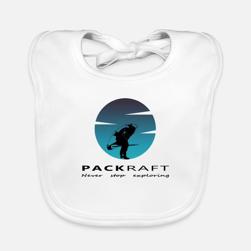 Packraft - Never stop exploring Baby Bio-Lätzchen