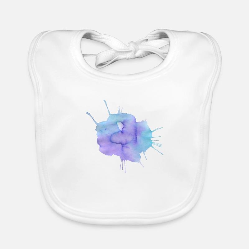 Farbklecks Baby Bio-Lätzchen