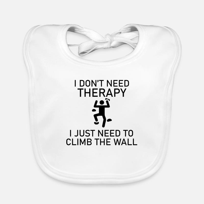 Bouldern Klettern Climbing Baby Bio-Lätzchen