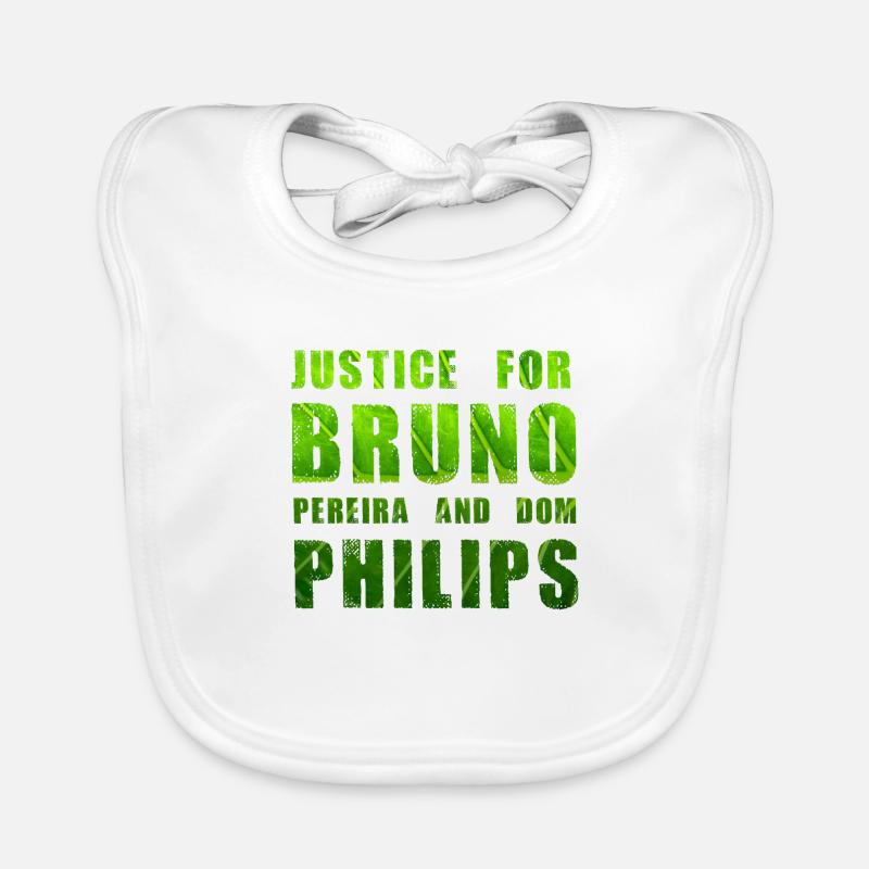 Justice pour Bruno et Philips Bavoir bio Bébé