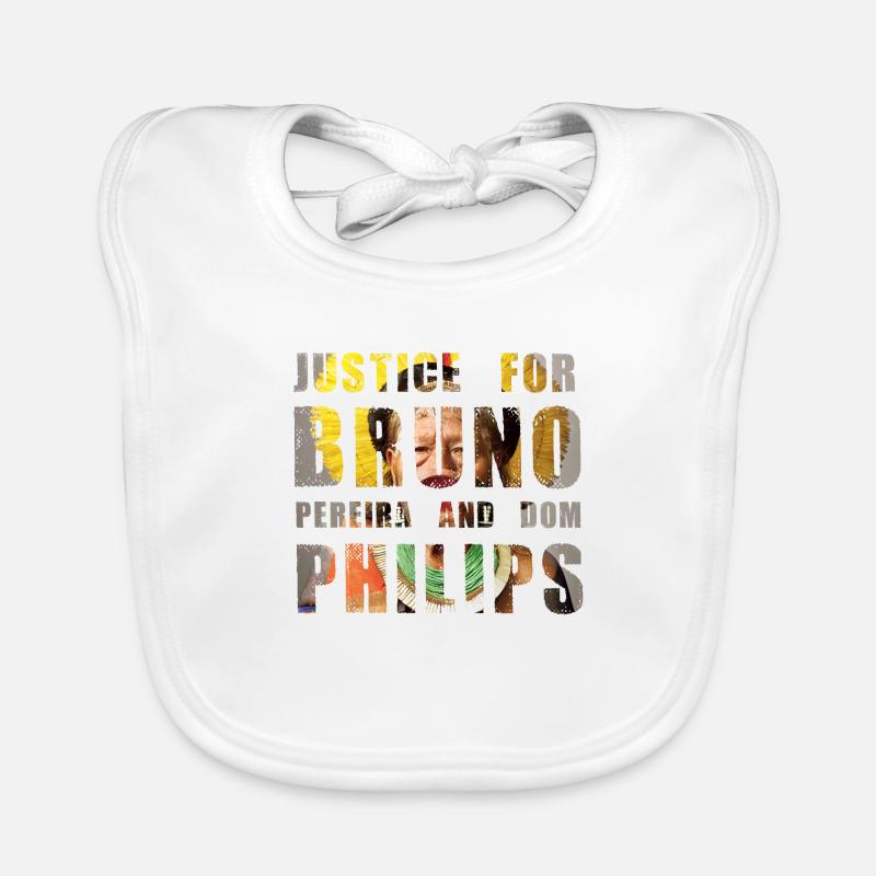 Justice pour Bruno et Philips Bavoir bio Bébé