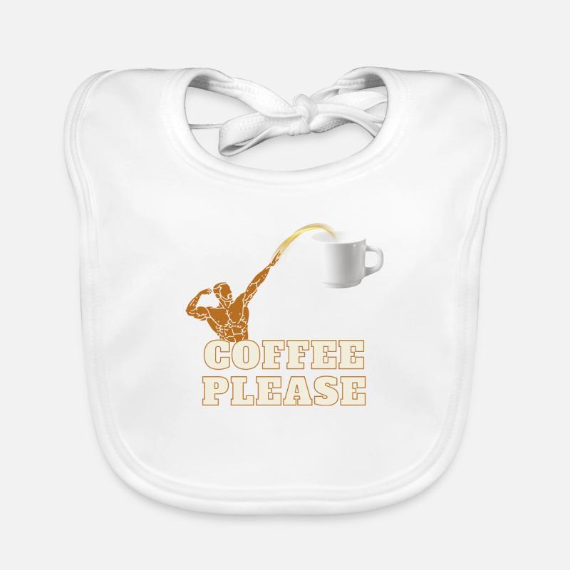 Coffee Please Baby Bio-Lätzchen