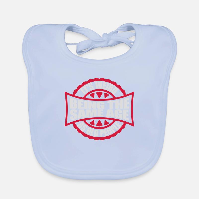 being old people age Organic Baby Bibs