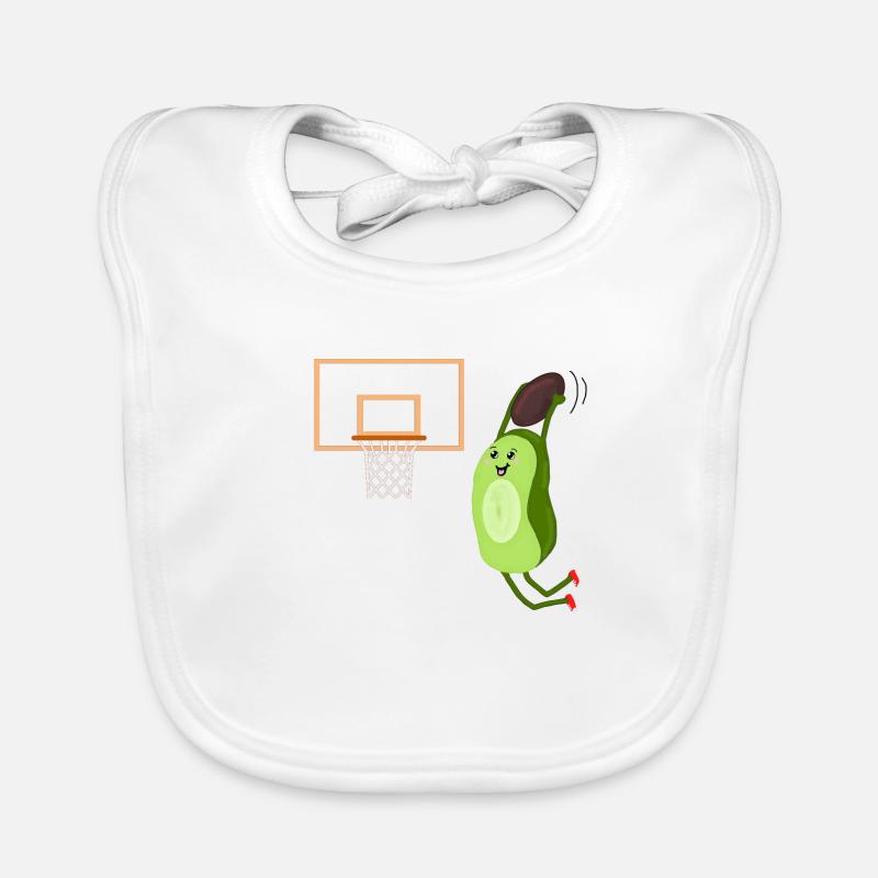Dunking Avocado Organic Baby Bibs