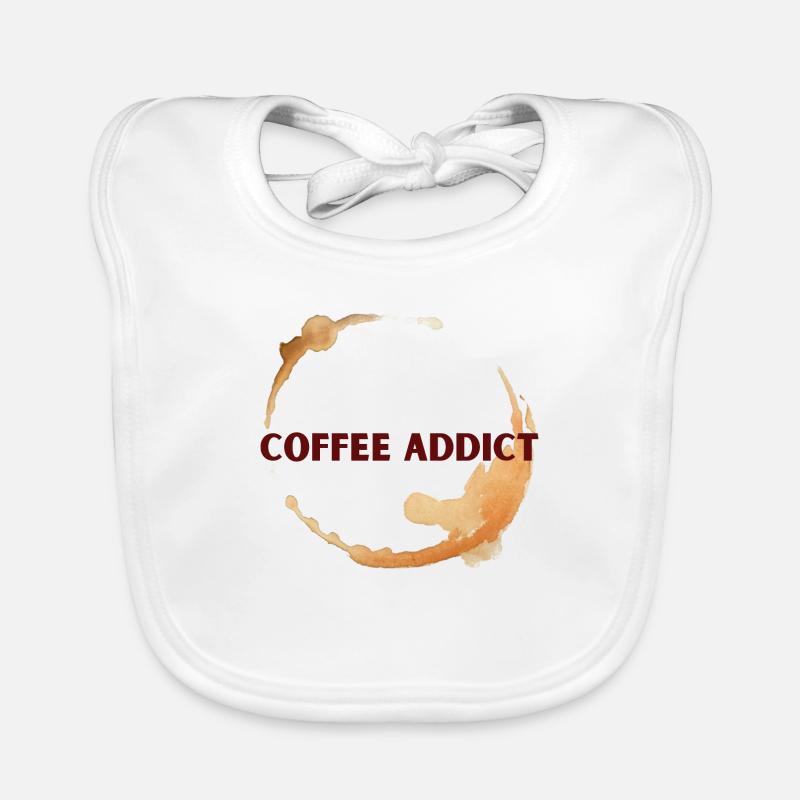 COFFEE ADDICT Bavoir bio Bébé