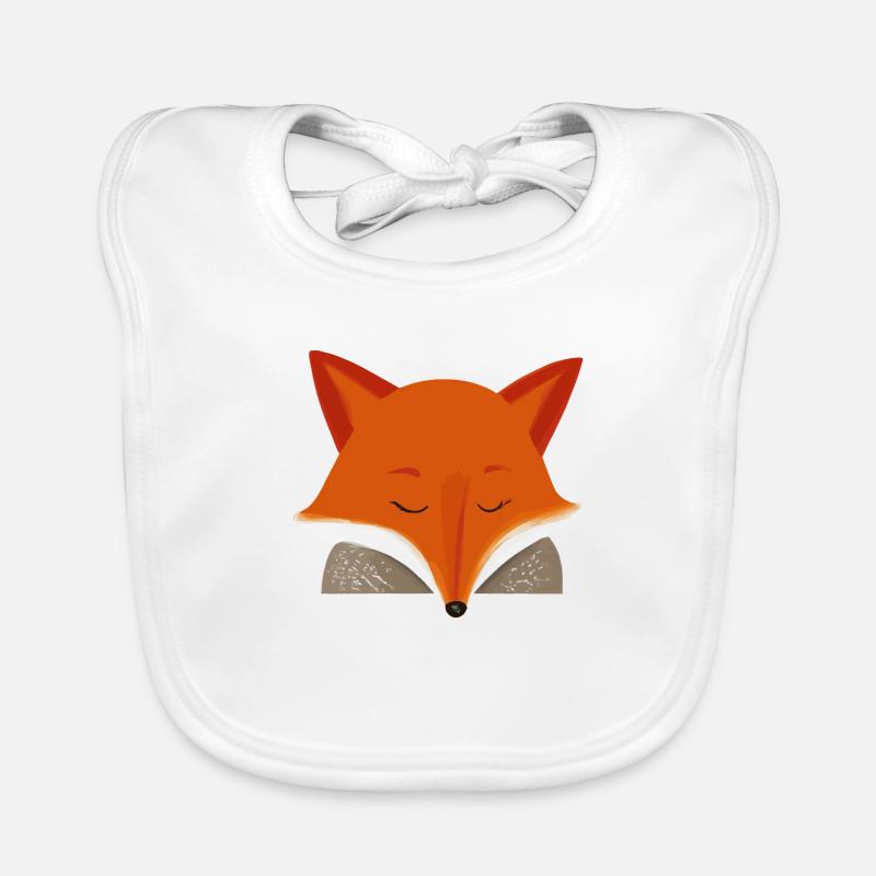Sleeping Fox Chemise de couchage Fox Lover Bavoir bio Bébé