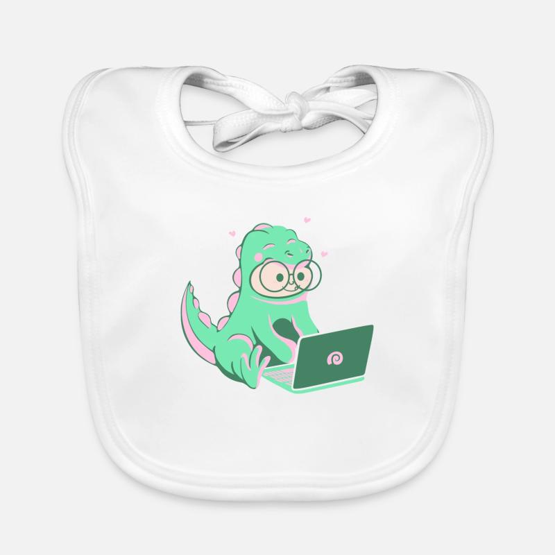 Dino Nerd Organic Baby Bibs