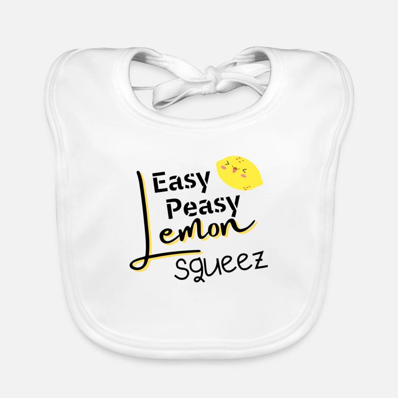 Easy Peasy Zitrone Squeezy Baby Bio-Lätzchen