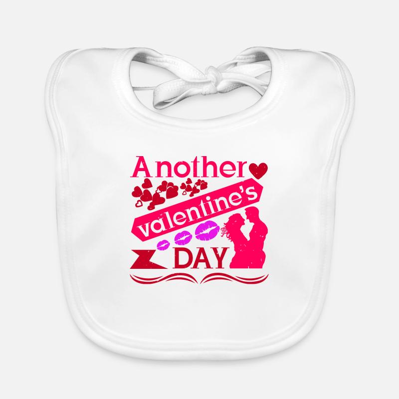 EIN WEITERER VALENTINSTAG Baby Bio-Lätzchen