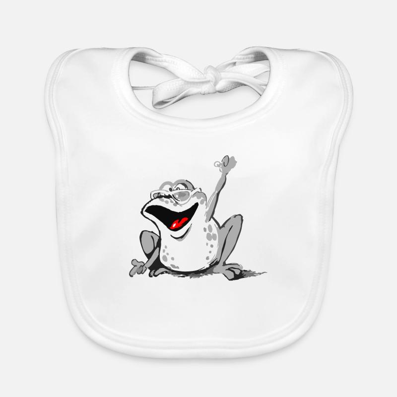 Frog Frog Prince Frog Prince quak Tree Frog Organic Baby Bibs