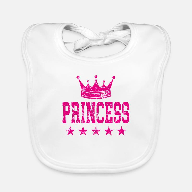Princesse Crown Bavoir bio Bébé