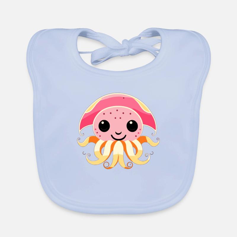 bébé pieuvre Bavoir bio Bébé
