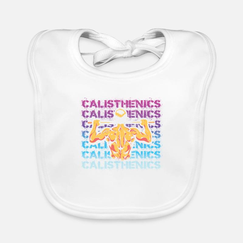 Calisthenics pull-up Organic Baby Bibs