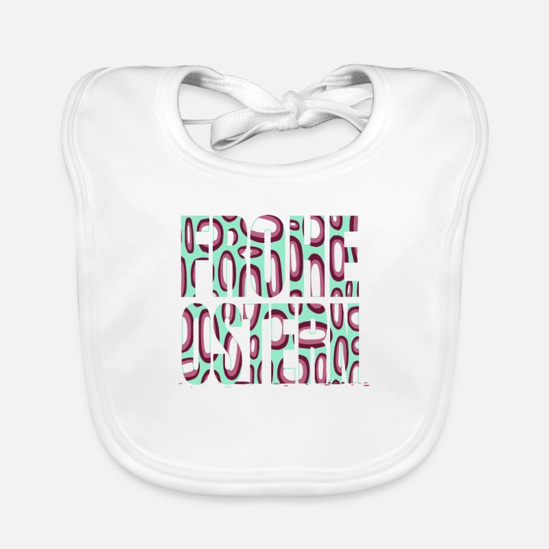 Easter funny bday statement evangelical Organic Baby Bibs