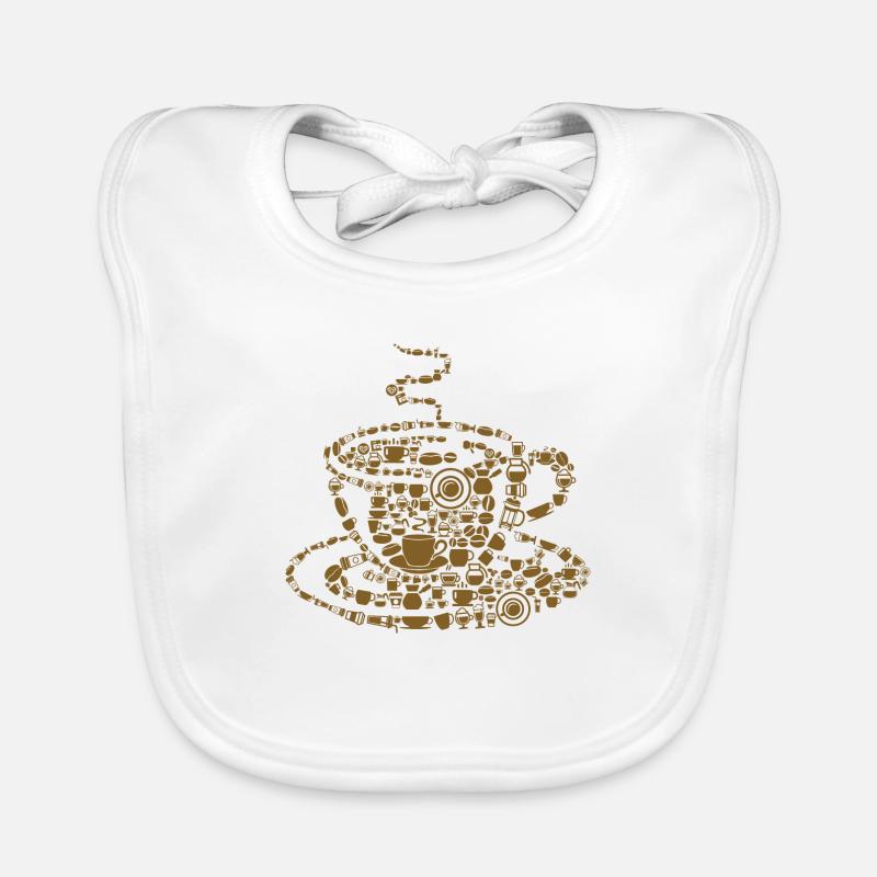 café café café Bavoir bio Bébé