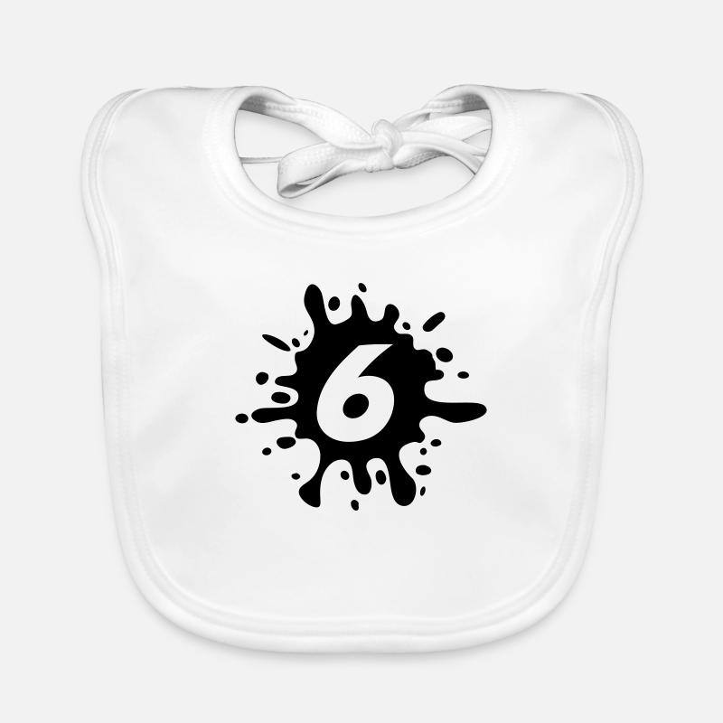 6 Organic Baby Bibs