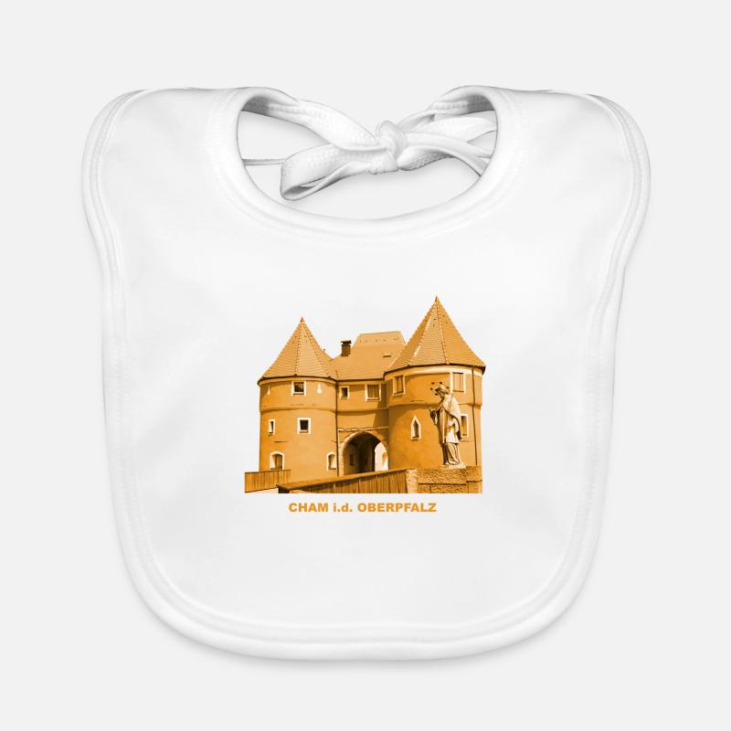 Cham, Biertor, Upper Palatinate, Franconia, Bavaria Organic Baby Bibs