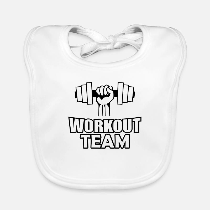 Workout Team Organic Baby Bibs