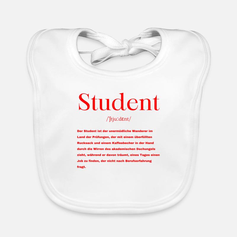Student Definition Baby Bio-Lätzchen