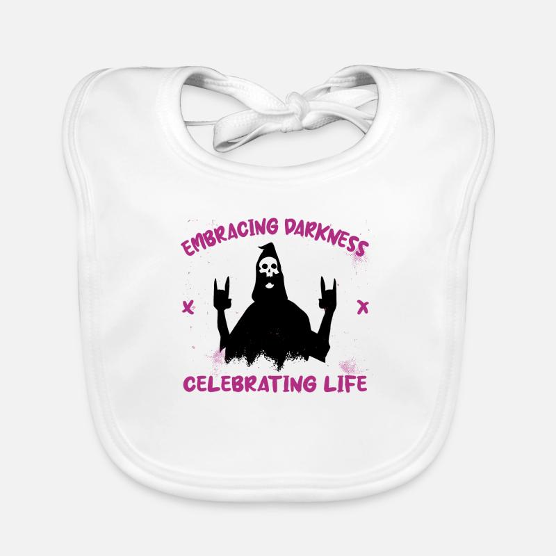 Embracing the darkness Organic Baby Bibs