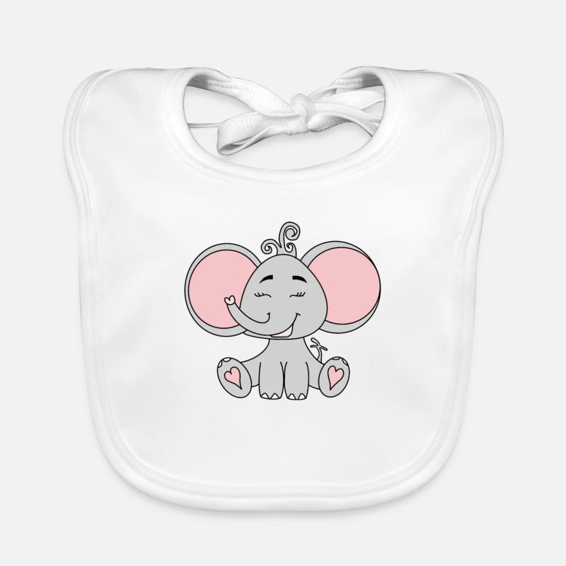 Elefant Baby Bio-Lätzchen
