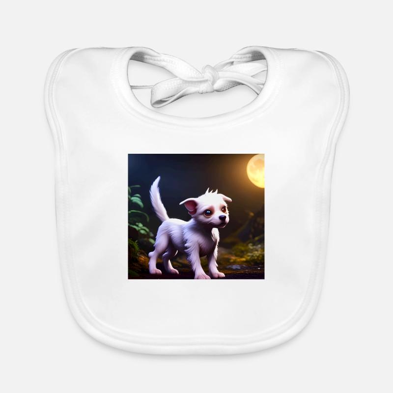 chien mignon Bavoir bio Bébé