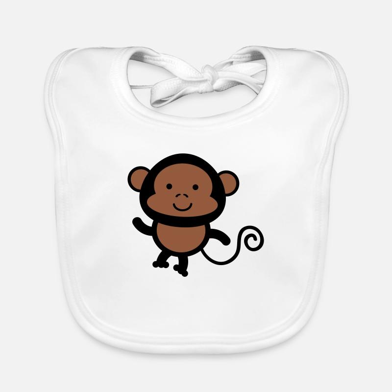 Monkey Organic Baby Bibs