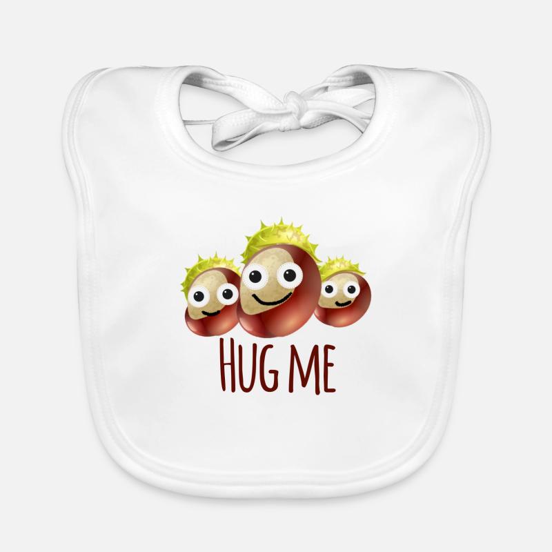 Châtaignes, Châtaignes, Marronnier d’Inde, embrasse-moi Bavoir bio Bébé