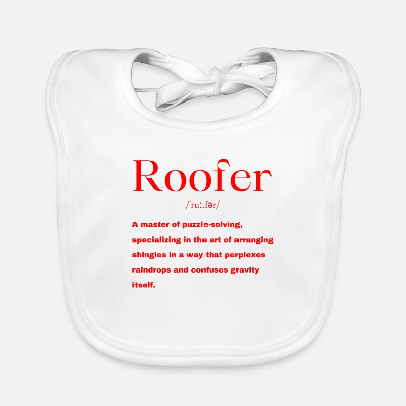 Roofer Organic Baby Bibs