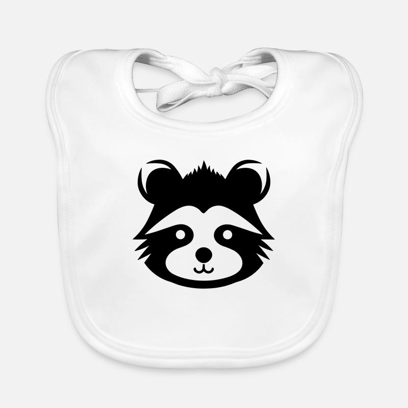 tete de panda Bavoir bio Bébé