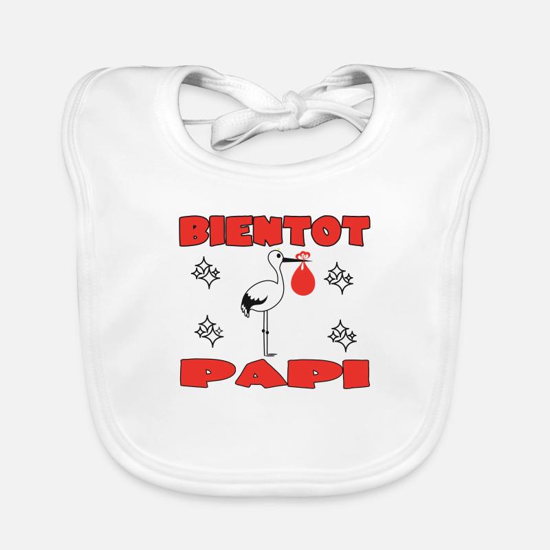 BIENTOT PAPI Bavoir bio Bébé