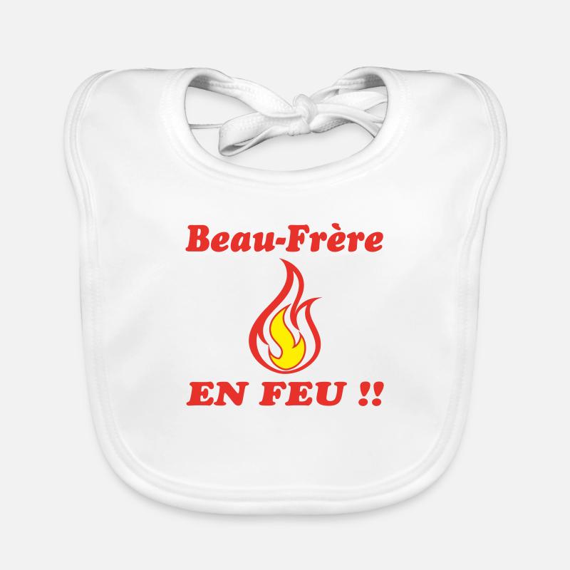 Brother-in-law ON FIRE Organic Baby Bibs