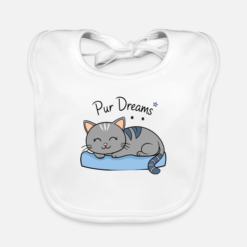 CAT, PUR DREAMS Organic Baby Bibs