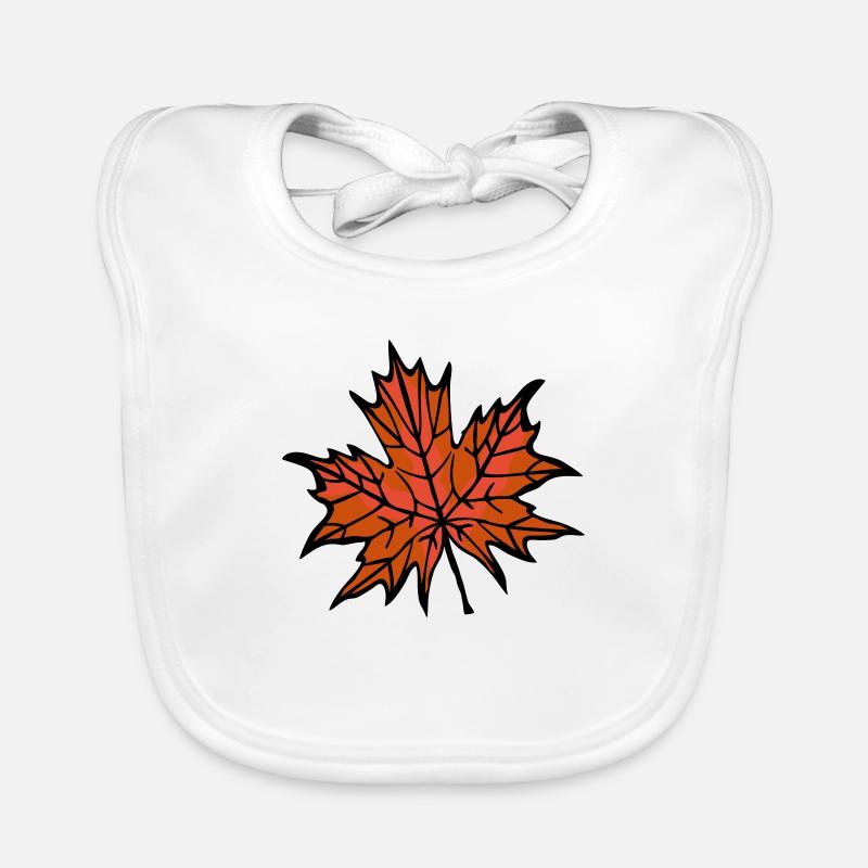 Feuille d’automne 2 Bavoir bio Bébé