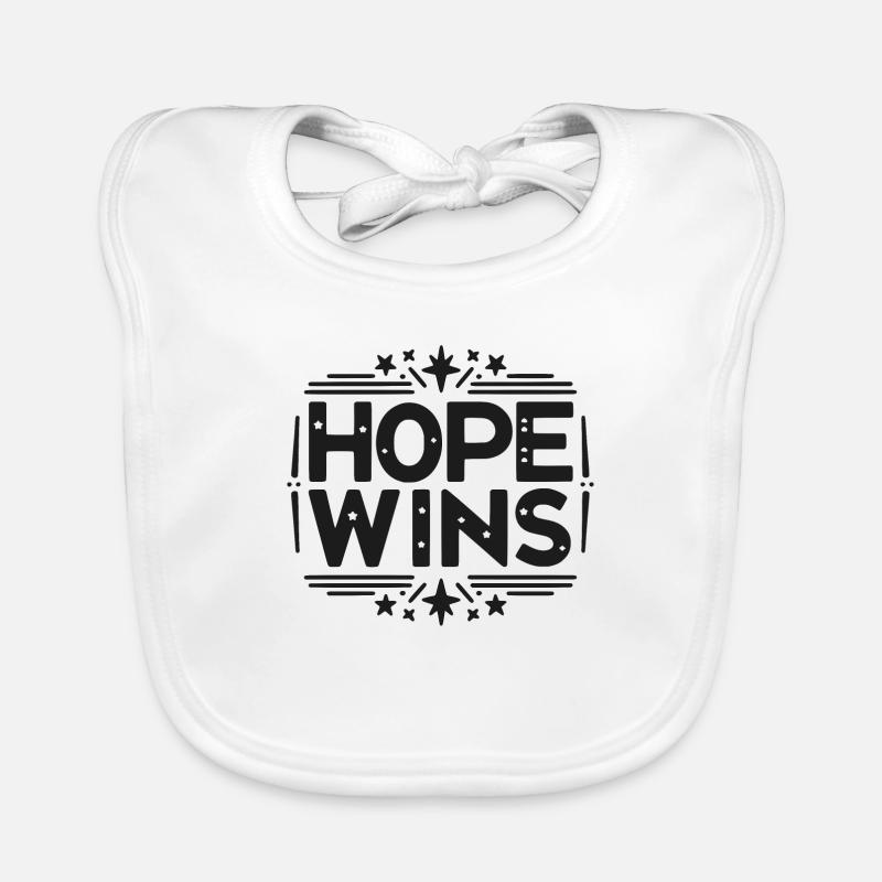 Die Hoffnung gewinnt Baby Bio-Lätzchen