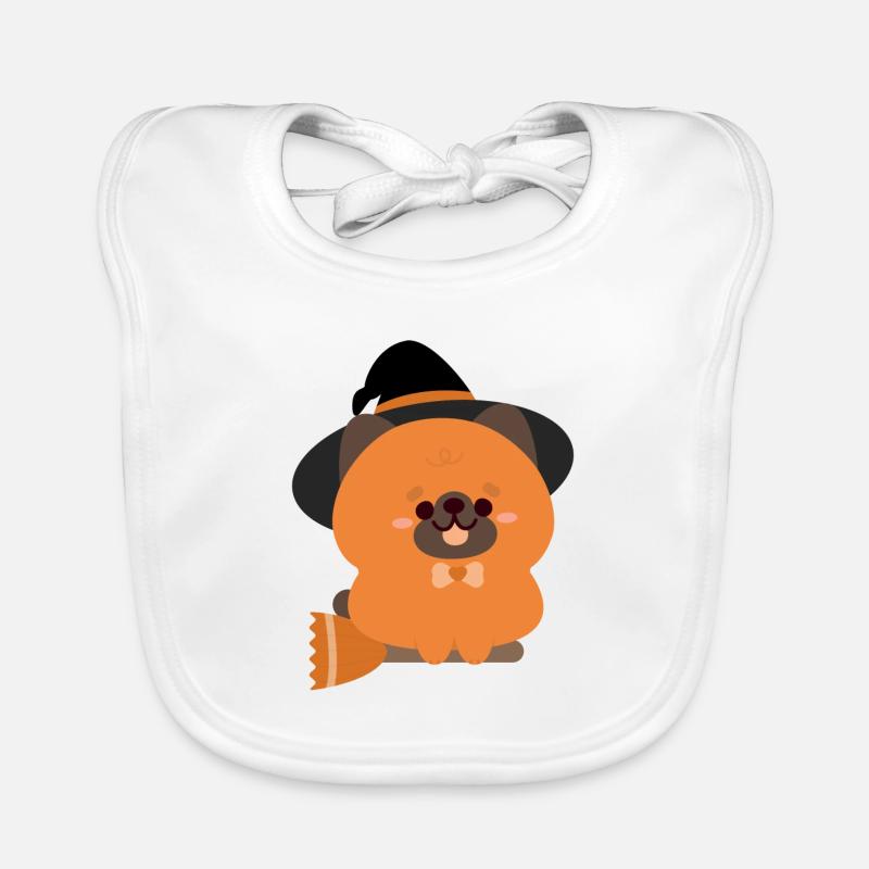 Deutsche Schäferhexe Baby Bio-Lätzchen