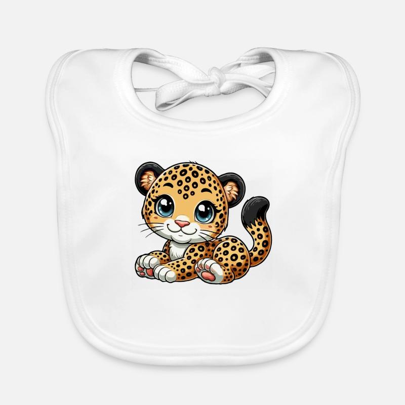 Bébé guépard Bavoir bio Bébé