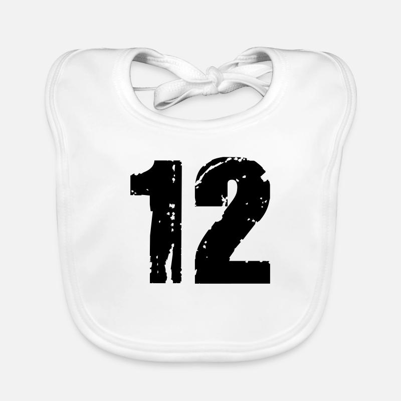 12 Organic Baby Bibs