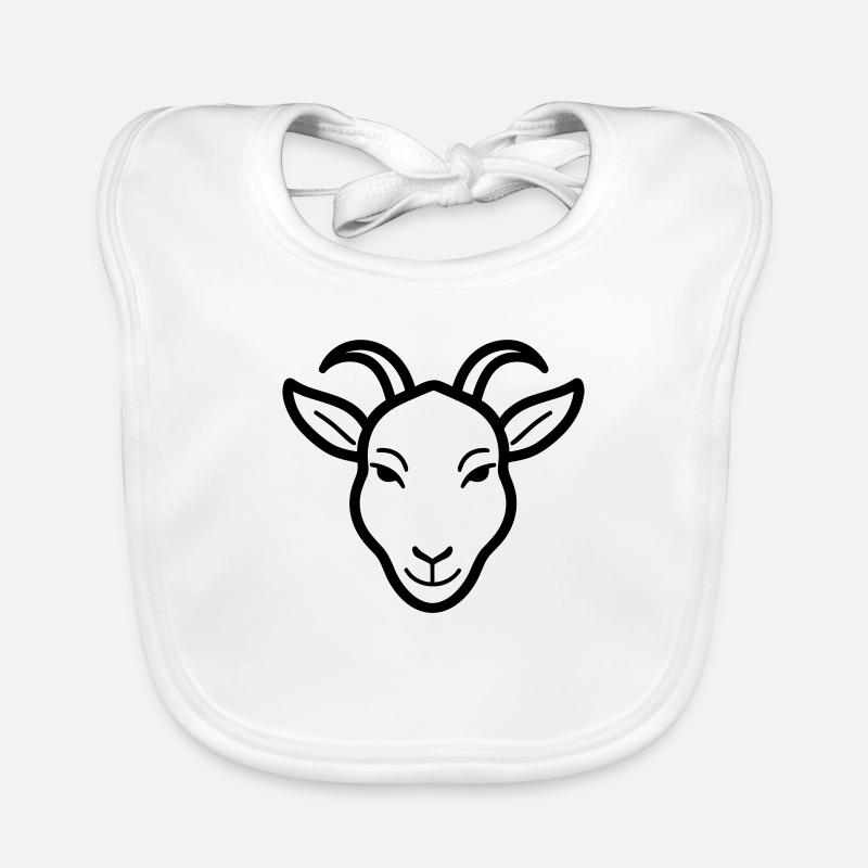 Ziegenbock Baby Bio-Lätzchen