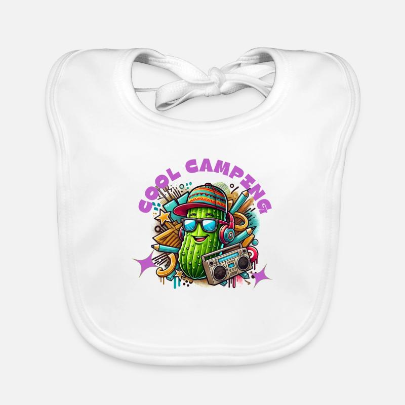 Cool Camping Gurkiii Baby Bio-Lätzchen