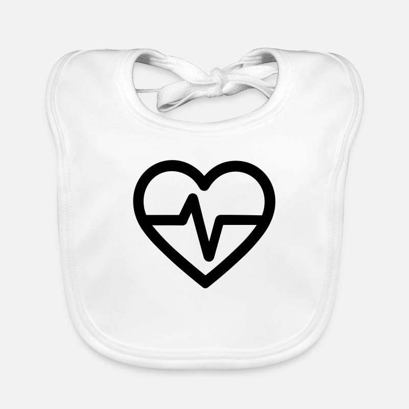 heartbeat Organic Baby Bibs