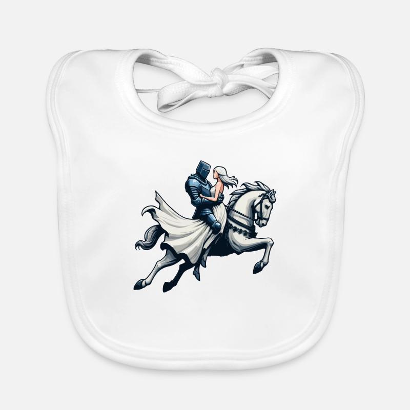 Blauer Prinz Baby Bio-Lätzchen